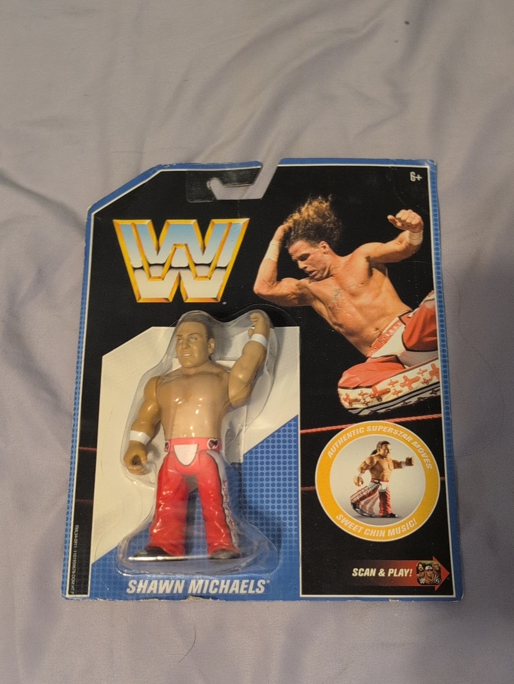 WWE Shawn Michaels Action Figure - Red and White Ring Gear